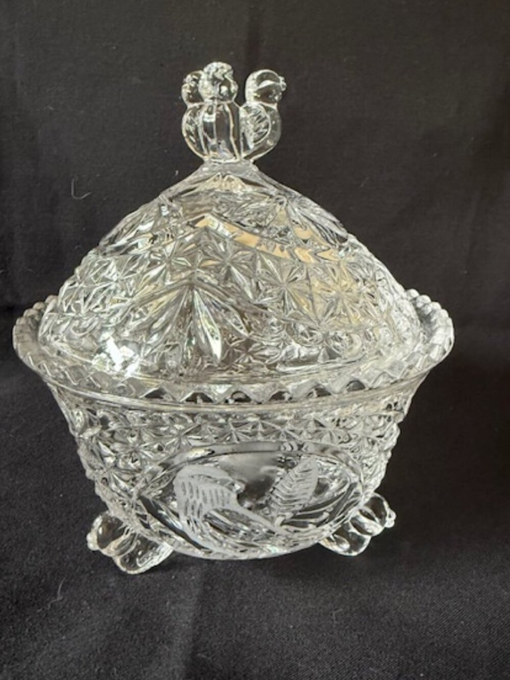 Hofbauer Byrdes Lead Crystal Candy Dish